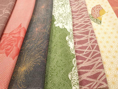 平和屋着物▼柄見本　反物　山の絵　京都誂友禅　リメイク生地　材料　逸品　未使用　DABH8178zy