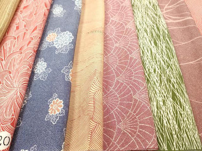 平和屋着物▼柄見本　反物　山の絵　京都誂友禅　リメイク生地　材料　逸品　未使用　DABH8178zy