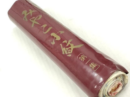 平和屋着物▼みやこ小紋　柄見本　反物　京染　リメイク生地　材料　逸品　未使用　DABH8179zy