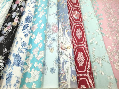 平和屋着物▼みやこ小紋　柄見本　反物　京染　リメイク生地　材料　逸品　未使用　DABH8179zy