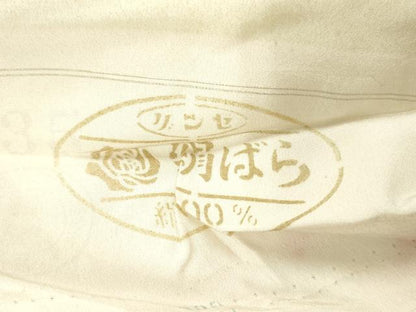 平和屋着物▼長襦袢　柄見本　反物　紅の豊　京都誂友禅　リメイク生地　材料　逸品　未使用　DABH8215zy