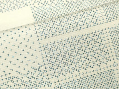 平和屋着物■上質な紬　幾何学文　正絹　逸品　DABH8231zy
