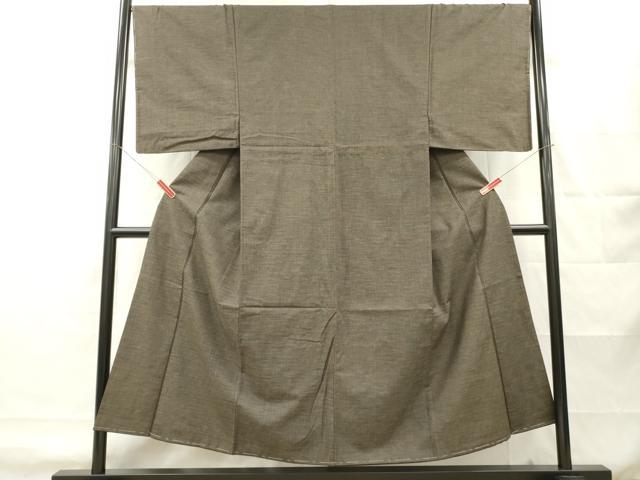 平和屋着物■男性　紬　霞文　正絹　逸品　DABH8254zy