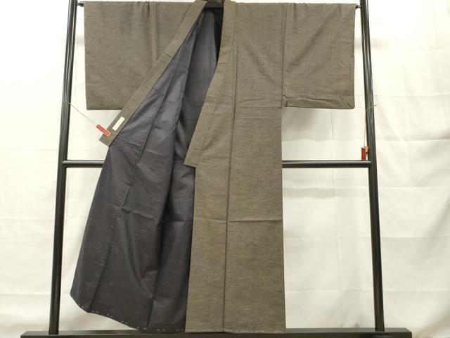 平和屋着物■男性　紬　霞文　正絹　逸品　DABH8254zy