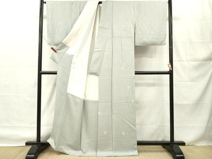 平和屋着物■本加賀友禅作家　柿本市郎　小紋　亀甲花文　正絹　逸品　DABH8260zy