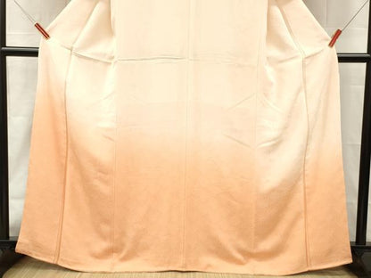 平和屋着物■訪問着　霞文　菊青海波地紋　暈し染め　正絹　逸品　DABH8262zy