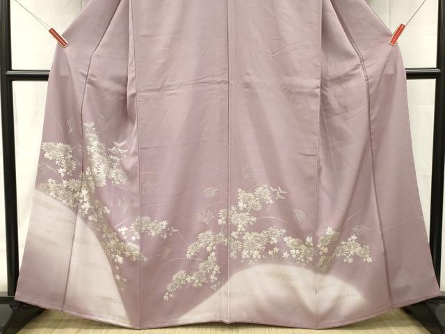平和屋着物■豪華色留袖　草花文　暈し染め　金彩　正絹　逸品　DABH8267zy
