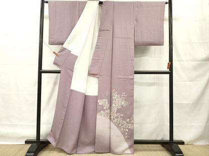 平和屋着物■豪華色留袖　草花文　暈し染め　金彩　正絹　逸品　DABH8267zy