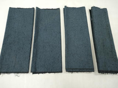 平和屋着物▼男性　羽織・コート　反物　羽尺　裁断済み　紺瑠璃色　逸品　未使用　DABH8275zy