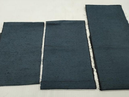 平和屋着物▼男性　紬　反物　着尺　裁断済み　紺瑠璃色　逸品　未使用　DABH8276zy