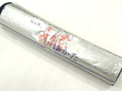 平和屋着物＊夏物　浴衣　反物　着尺　注染　手芸染　草花文　綿麻　逸品　未使用　DABH8287zy