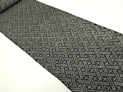 平和屋着物＊夏物　有松鳴海絞　浴衣　反物　着尺　幾何学文　綿　逸品　未使用　DABH8338zy