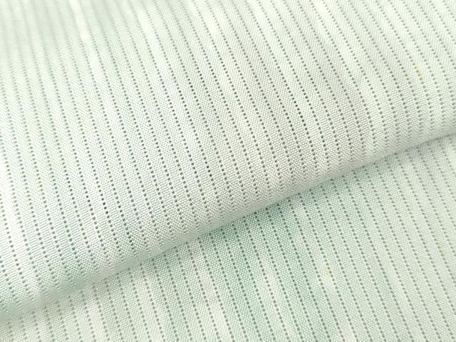 平和屋着物＊夏物　小紋　反物　着尺　縦絽　五泉　霞文　暈し染め　逸品　未使用　DABH8344zy