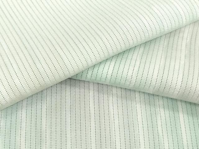 平和屋着物＊夏物　小紋　反物　着尺　縦絽　五泉　霞文　暈し染め　逸品　未使用　DABH8344zy