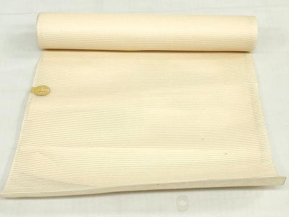 平和屋着物＊夏物　西陣　名古屋帯　反物　組紐文　銀糸　証紙付き　逸品　未使用　DABH8361zy