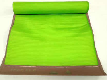 平和屋着物＊絽塩瀬　夏物　名古屋帯　反物　舞花文　銀彩　逸品　未使用　DABH8371zy