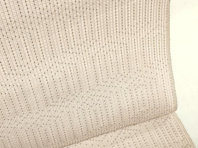 平和屋着物＊夏物　お召　反物　着尺　縦絽　亀甲柄　逸品　未使用　DABH8375zy