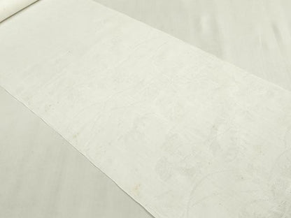 平和屋着物＊夏物　長襦袢　反物　着尺　小千谷本麻紋紗　草花文紗　小千谷織物　証紙付き　麻　逸品　未使用　DABH8383zy