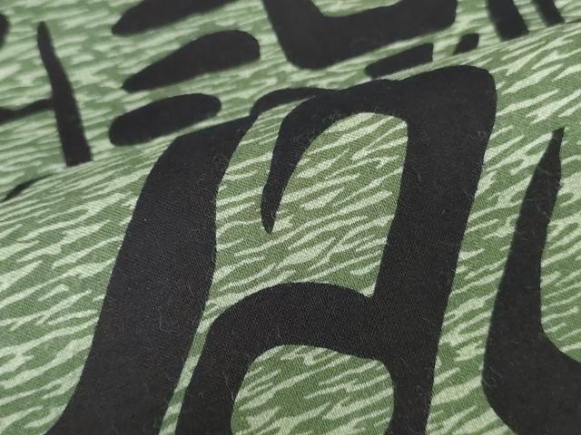 平和屋着物＊夏物　男性　浴衣　反物　着尺　注染　抽象文様　キングサイズ　綿　逸品　未使用　DABH8443zy