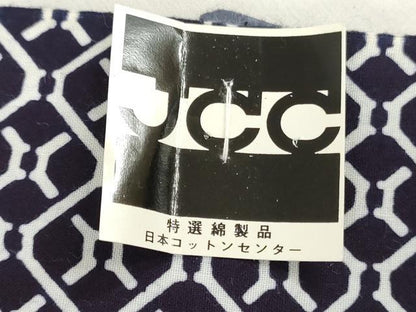 平和屋着物＊夏物　浴衣　反物　着尺　注染　本染　菱文　コーマー糸使用　綿　逸品　未使用　DABH8445zy