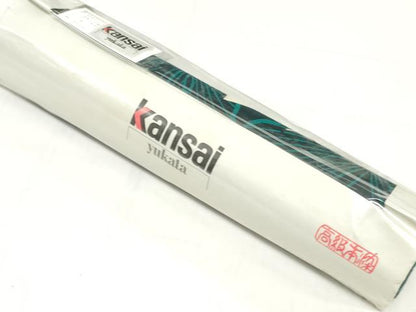 平和屋着物＊世界的ファッションデザイナー　山本寛斎　kansaiブランド　夏物　浴衣　反物　着尺　注染　舞蝶文 綿 逸品 未使用 DABH8466zy