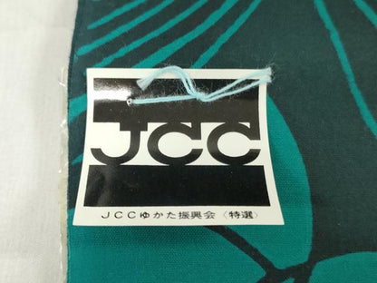 平和屋着物＊世界的ファッションデザイナー　山本寛斎　kansaiブランド　夏物　浴衣　反物　着尺　注染　舞蝶文 綿 逸品 未使用 DABH8466zy