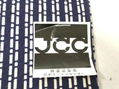 平和屋着物＊夏物　浴衣　反物　着尺　注染　間道　綿　逸品　未使用　DABH8479zy