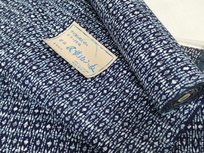 平和屋着物＊夏物　男性　浴衣　反物　着尺　注染　抽象文様　中村勘三郎丈好み　綿　逸品　未使用　DABH8482zy