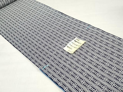 平和屋着物＊夏物　男性　浴衣　反物　着尺　注染　間道　綿　逸品　未使用　DABH8492zy
