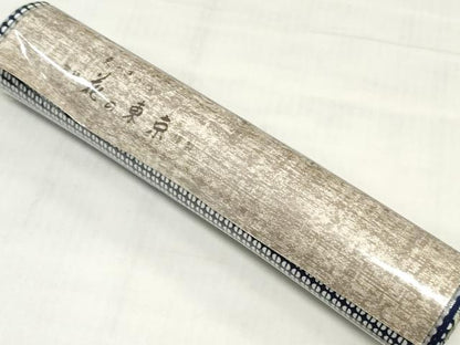 平和屋着物＊夏物　浴衣　反物　着尺　注染　幾何学文　花の東京　綿　逸品　未使用　DABH8498zy