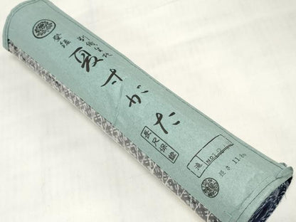 平和屋着物＊夏物　男性　浴衣　反物　着尺　注染　幾何学文　キングサイズ　綿　逸品　未使用　DABH8504zy