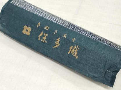 平和屋着物＊夏物　浴衣　反物　着尺　注染　保多織　霞文　綿　逸品　未使用　DABH8505zy