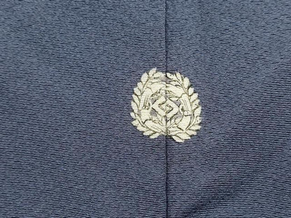 平和屋着物■中国三大刺繍　スワトウ刺繍　汕頭刺繍　訪問着　幾何学文　金糸　正絹　逸品　DABH8524qa