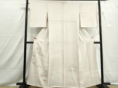 平和屋着物■中国三大刺繍　相良刺繍　総刺繍　訪問着　浜松文　正絹　逸品　DABH8549qa