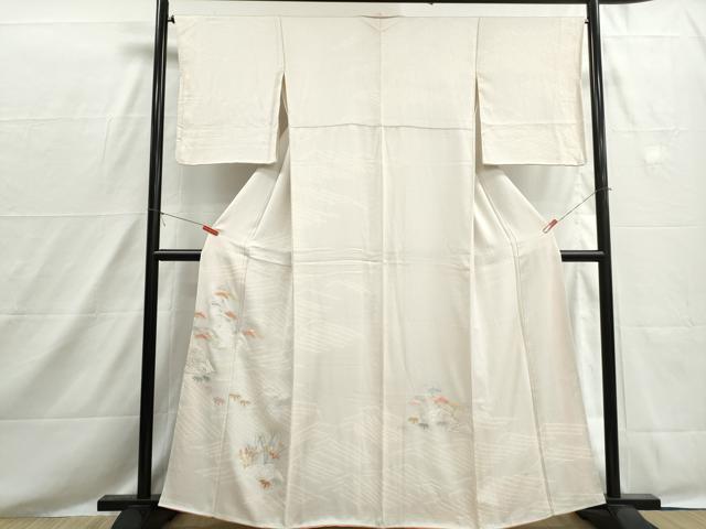 平和屋着物■中国三大刺繍　相良刺繍　総刺繍　訪問着　浜松文　正絹　逸品　DABH8549qa