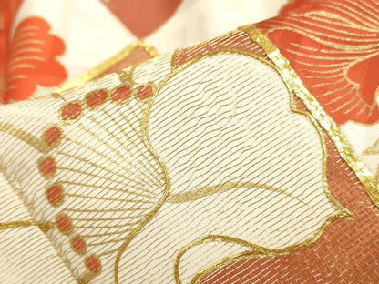 平和屋着物■豪華振袖　駒刺繍　色紙枝花梅文　牡丹　金彩　正絹　逸品　DABH8551qa