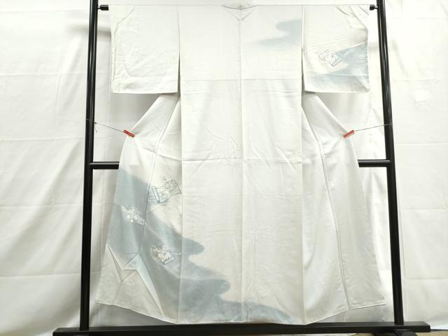 平和屋着物■訪問着　総刺繍　絵巻花文　暈し染め　正絹　逸品　DABH8556qa