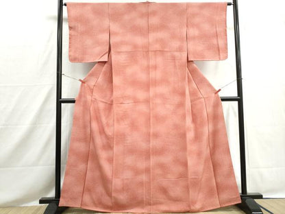 平和屋着物■上質な小紋　霞文　暈し染め　正絹　逸品　DABH8568qa