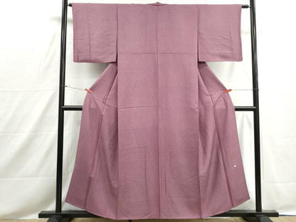 平和屋着物■伝統工芸師　服部光擴　江戸小紋　鮫小紋柄　正絹　逸品　DABH8573qa