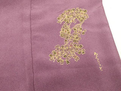 平和屋着物■伝統工芸師　服部光擴　江戸小紋　鮫小紋柄　正絹　逸品　DABH8573qa