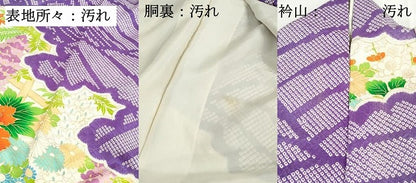 平和屋着物■豪華振袖　駒刺繍　絞り　雲取り草花文　乱菊　金彩　正絹　逸品　DABH8579qa