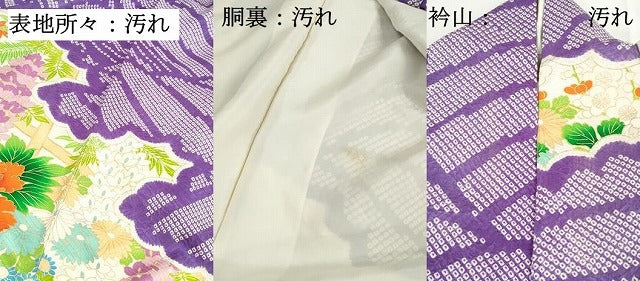 平和屋着物■豪華振袖　駒刺繍　絞り　雲取り草花文　乱菊　金彩　正絹　逸品　DABH8579qa