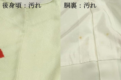 平和屋着物■上質な小紋　地紙花唐草文　金彩　正絹　逸品　DABH8596qa