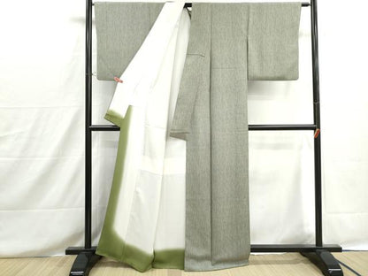平和屋着物■上質な小紋　霞間道　正絹　逸品　DABH8604qa