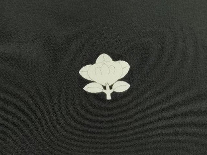 平和屋着物■豪華黒留袖　作家物　鏡裏雪輪花文　金彩　正絹　逸品　DABH8605qa