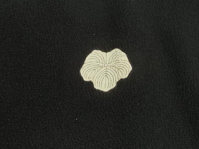 平和屋着物■豪華黒留袖　駒刺繍　立波文　亀　金彩　正絹　逸品　DABH8607qa