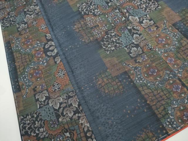 平和屋着物■大島紬　花間道　おり姫工房　証紙付き　正絹　逸品　DABH8619qa