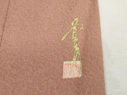 平和屋着物■江戸小紋　作家物　鮫小紋柄　正絹　逸品　DABH8629qa