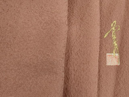 平和屋着物■江戸小紋　作家物　鮫小紋柄　正絹　逸品　DABH8629qa
