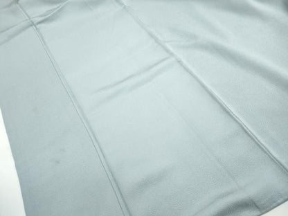 平和屋着物■上質な色無地　丸地紋　秘色色　正絹　逸品　DABH8642qa